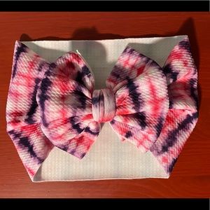 Tie Dye Baby Bow